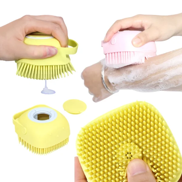 Dog Toothpaste and Bath Brush Combo for Teeth Cleaning and Grooming - Image 6