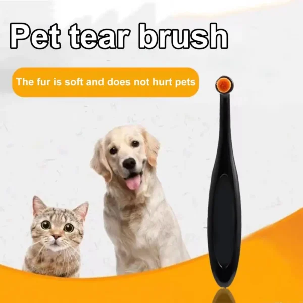 Dog Toothpaste: Pet Tear Stain Remover and Long Handle Grooming Brush. - Image 2
