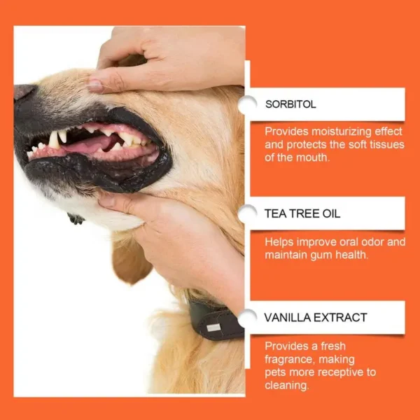 Dog Toothpaste And Brush Kit For Cats Pets Oral Hygiene Care Set