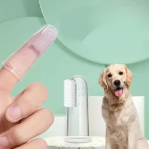 Dog Toothpaste: Tartar Removal Finger Toothbrush for Dogs and Cats