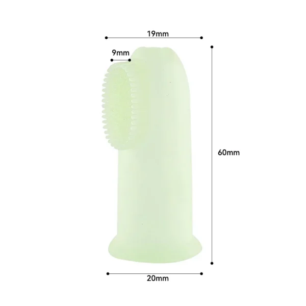 Super Soft Dog Finger Toothbrush for Teeth Cleaning with Dog Toothpaste - Image 6