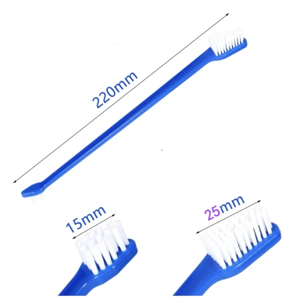 Complete Dog Toothpaste Set with Double-Headed Toothbrush for Pets - Image 2
