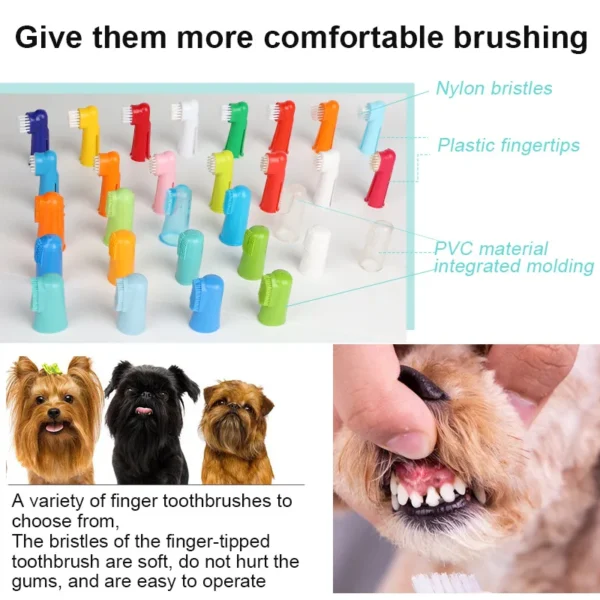 Dog Toothpaste and Pet Toothbrush Cleaning Set for Healthy Teeth - Image 3