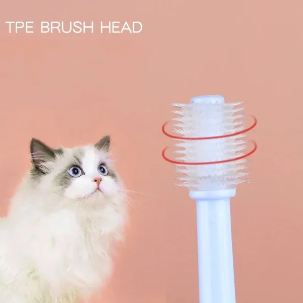 Dog Toothpaste 360° Brush Tartar Care Bad Breath Cat Dog Cleaning - Image 4