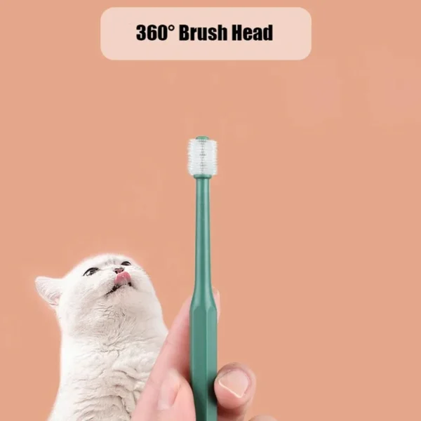 Dog Toothpaste 360° Brush Tartar Care Bad Breath Cat Dog Cleaning - Image 5