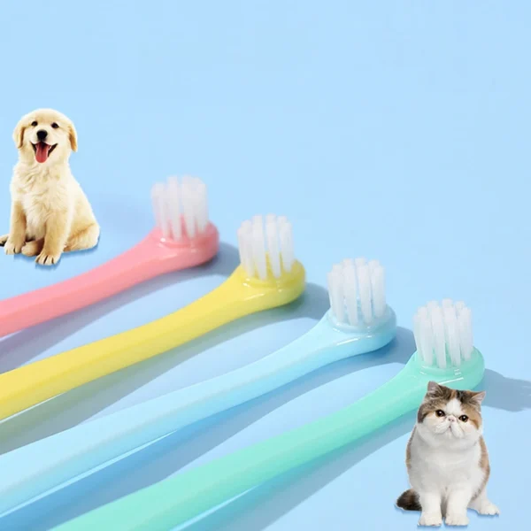 Dog Toothpaste: Small Head Toothbrush for Pet Teeth and Mouth Cleaning - Image 4
