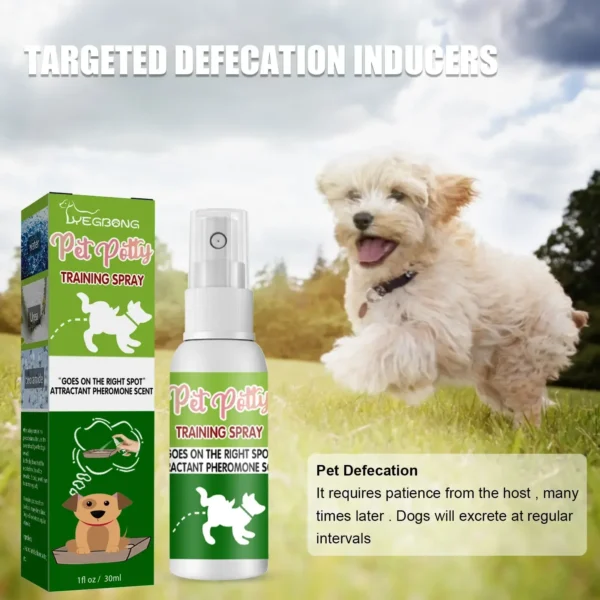 Dog Toothpaste and Defecation Training Spray for Pet Care - Image 3