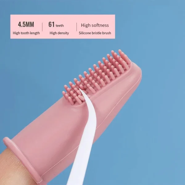 Dog Toothpaste Super Soft Finger Toothbrush for Cleaning - Image 3