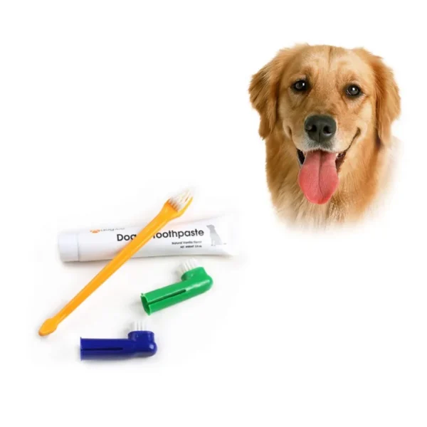 Vet-Recommended Dog Toothpaste Set for Deep Cleaning and Freshness - Image 2