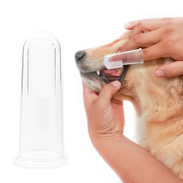 Dog Toothpaste: Soft Finger Brush for Fresh Breath and Cleaning - Image 3
