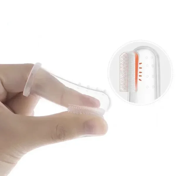 Dog Toothpaste and Double Finger Toothbrush for Teeth Cleaning and Fresh Breath - Image 2