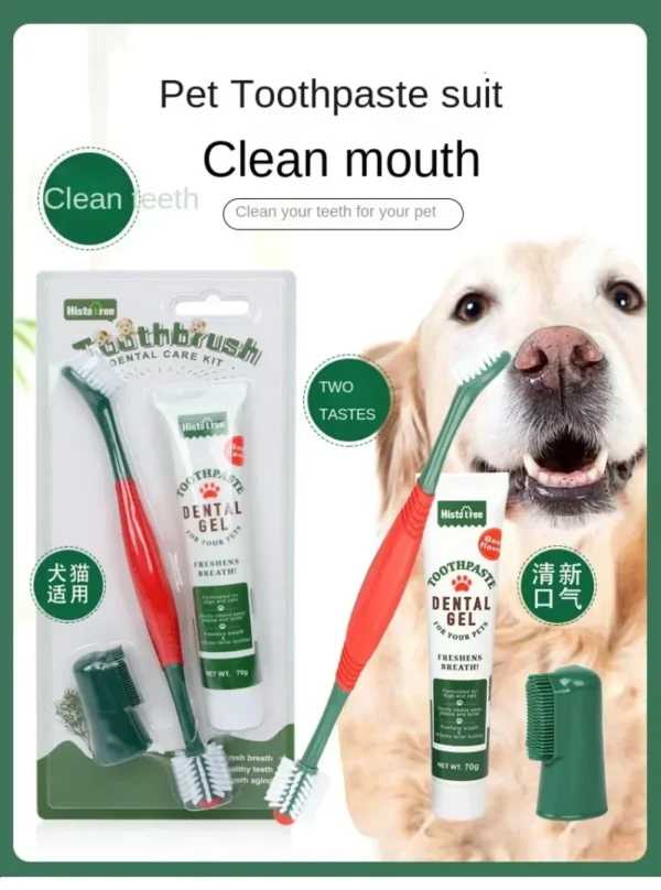 Dog Toothpaste: Vanilla & Beef Flavor for Dogs and Cats - Image 2