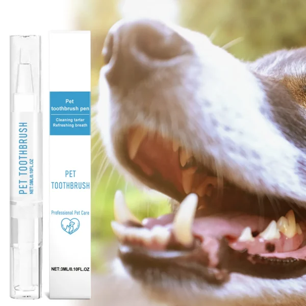 Pet Toothbrush Pen For Dogs And Cats Teeth Cleaning Tool Fresh Breath - Image 4
