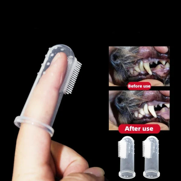 Dog Toothpaste and Silicone Finger Cots for Complete Oral Care