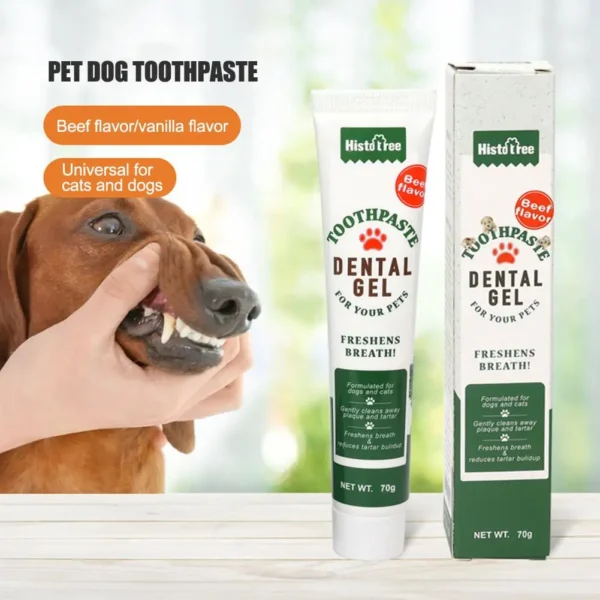Dog Toothpaste Cleaning Kit for Dental Health and Plaque Control