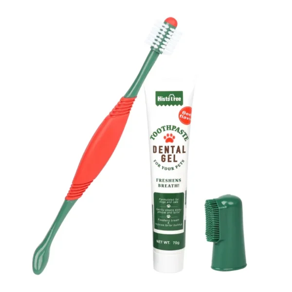 Dog Toothpaste and Silicone Finger Cots for Pet Teeth Hygiene - Image 6