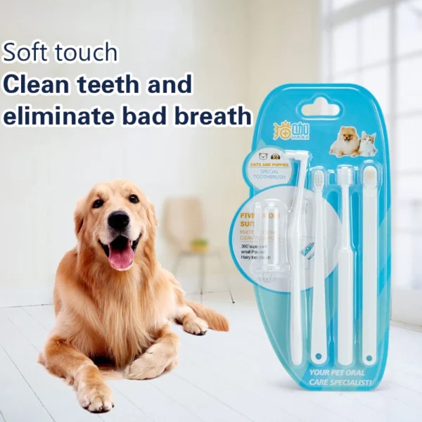 Dog Toothpaste and Brush Set for Effective Teeth Cleaning - Image 4
