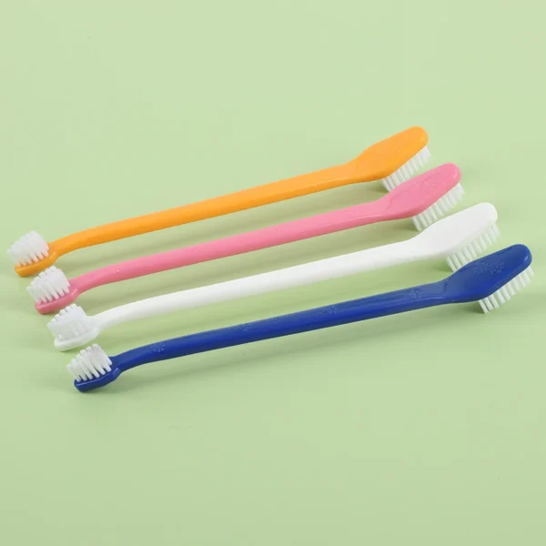 Dog Toothpaste: Double-Headed Brush for Cats and Dogs Cleaning - Image 2