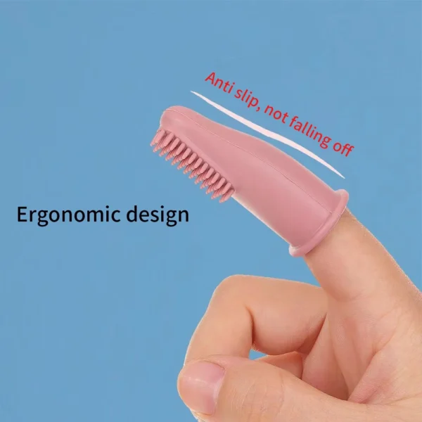 Dog Toothpaste Super Soft Finger Toothbrush for Cleaning - Image 2