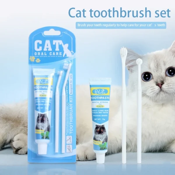 Dog Toothpaste and Brush Set for Fresh Breath and Dental Health