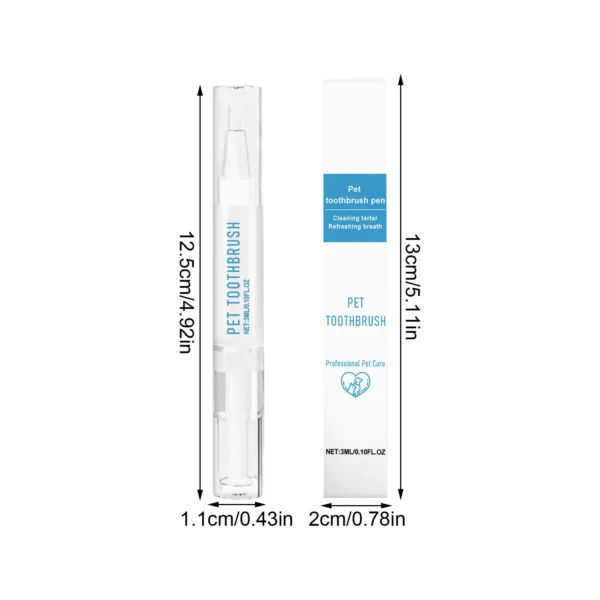 Pet Toothbrush Pen For Dogs And Cats Teeth Cleaning Tool Fresh Breath - Image 3