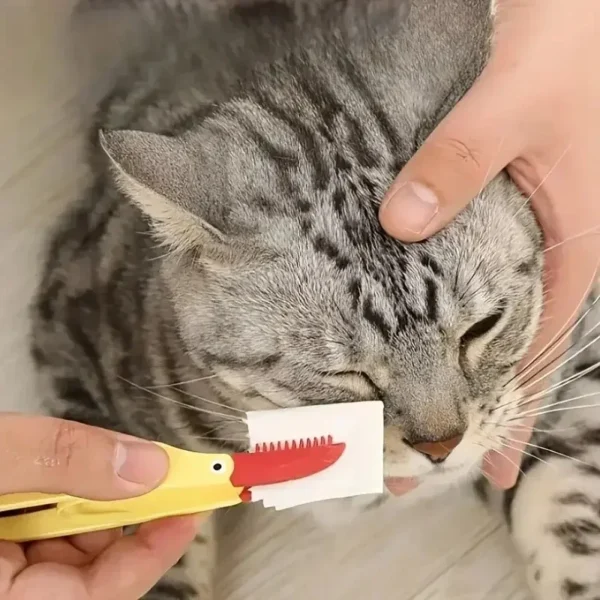 Dog Toothpaste and Soft Silicon Brush for Eye Cleaning and Grooming - Image 4