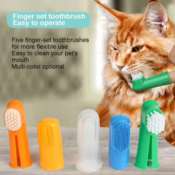 Dog Toothpaste and Pet Toothbrush Cleaning Set for Healthy Teeth - Image 2