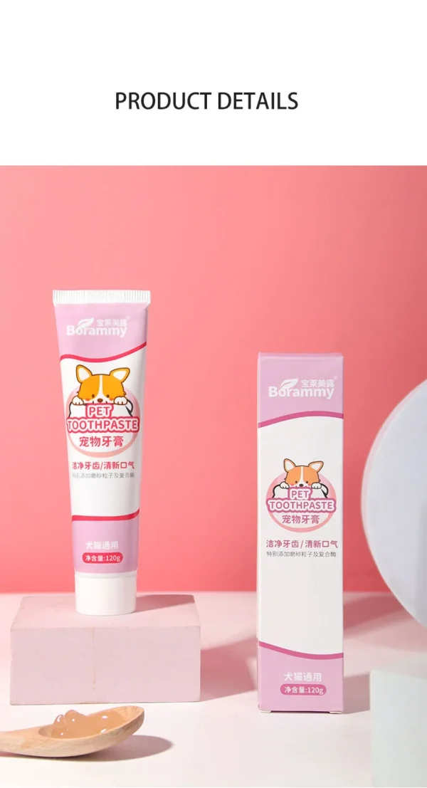 120g Pet Toothpaste For Dogs And Cats Oral Cleaning And Dental Care - Image 6