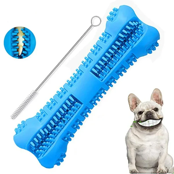 Dog Toothpaste 360° Brush Stick Puppy Chew Toy For Teeth Cleaning - Image 2