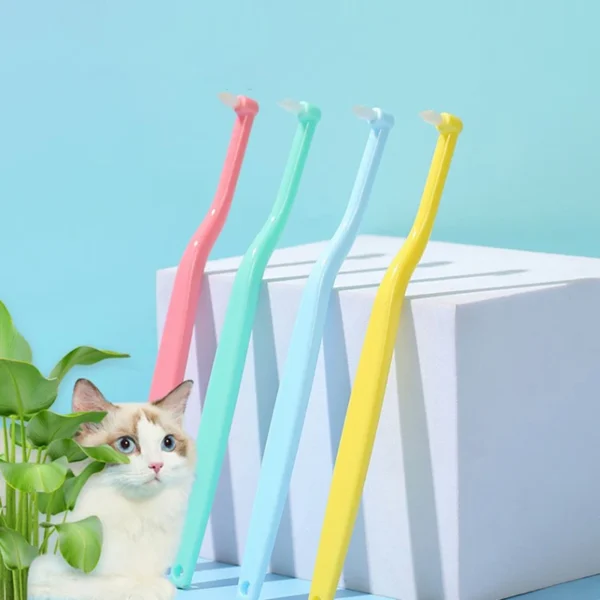 Dog Toothpaste: Small Head Toothbrush for Pet Teeth and Mouth Cleaning - Image 2