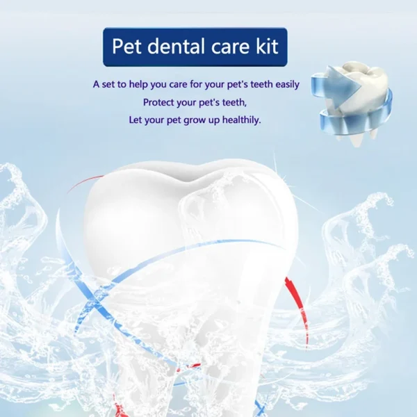 Dog Toothpaste and Toothbrush Set for Pet Teeth Cleaning - Image 3