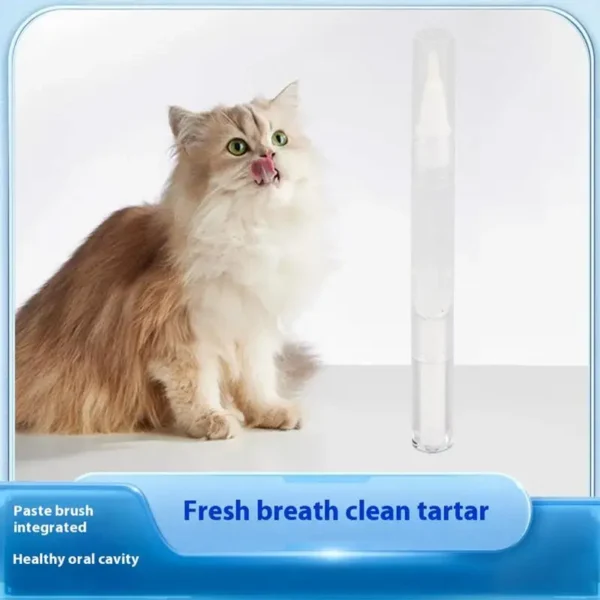 Pet Teeth Cleaning And Whitening Pen Toothbrush Toothpaste Tool Dog - Image 2