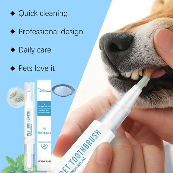 Dog Toothpaste: Pet Toothbrush and Dental Care Kit. - Image 4