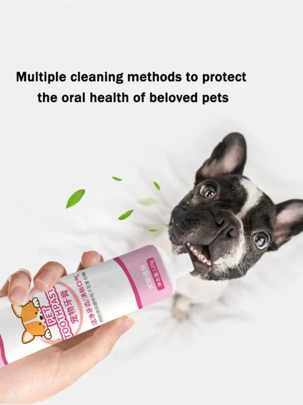 120g Pet Toothpaste For Dogs And Cats Oral Cleaning And Dental Care - Image 4